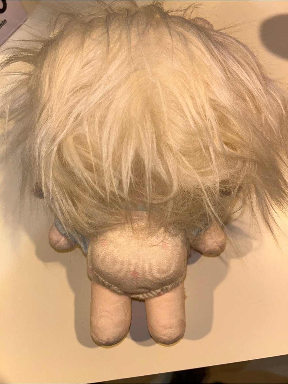 Calembou Adorable Plush Doll with Blue Eyes and Pink Accents - Picture 2 of 2